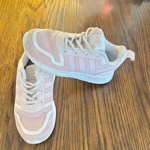 Adidas Originals Multix Kids Sneakers Light Pink Mesh Low Top Trainers OrthoLite